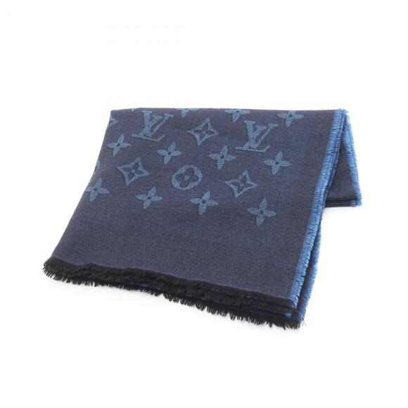 Louis Vuitton Etoile Monogram Scarf/Shawl Silk Wool and Cashmere Women's...